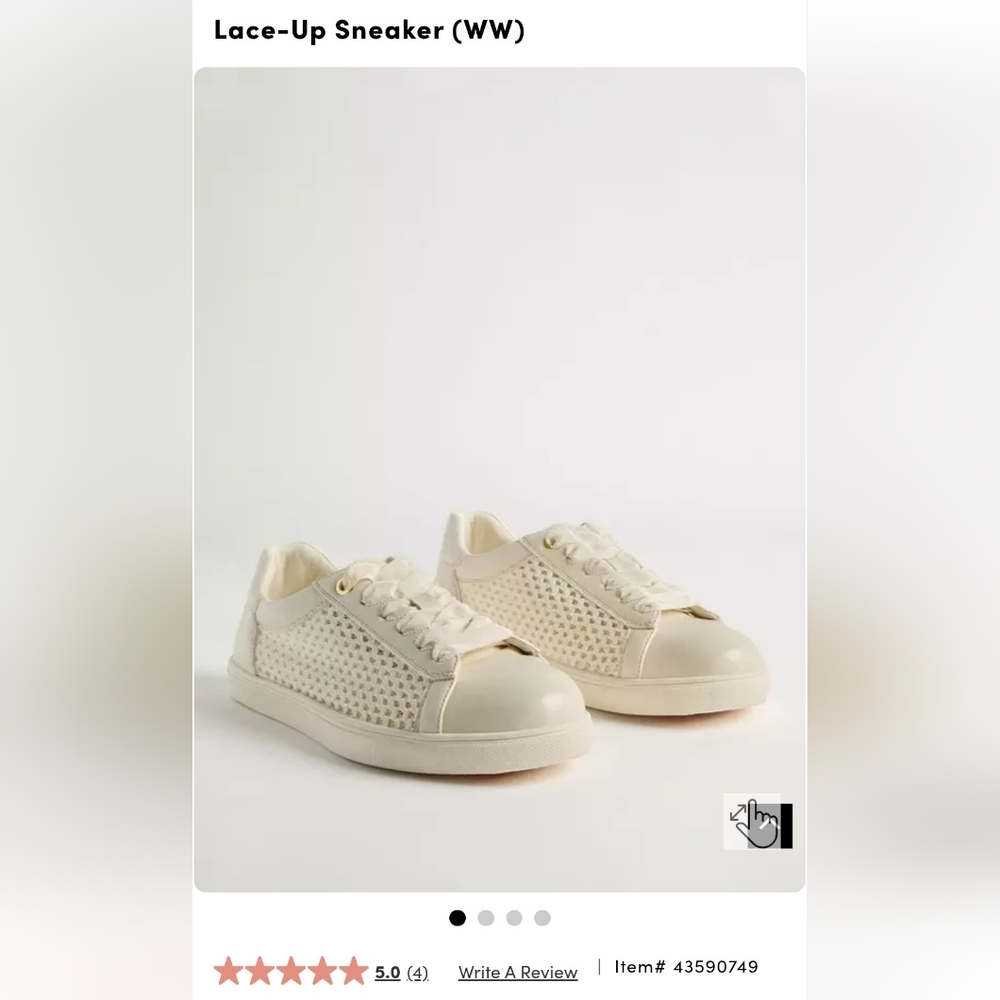 New Torrid Cream Sneakers